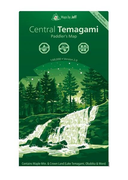 Maps by Jeff Central Temagami Paddling Map