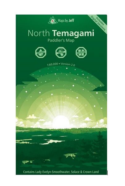 Maps by Jeff North Temagami Paddling Map