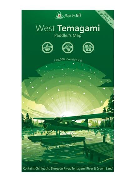 Maps by Jeff West Temagami Paddling Map