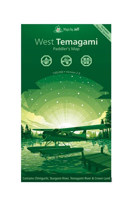 Maps by Jeff West Temagami Paddling Map