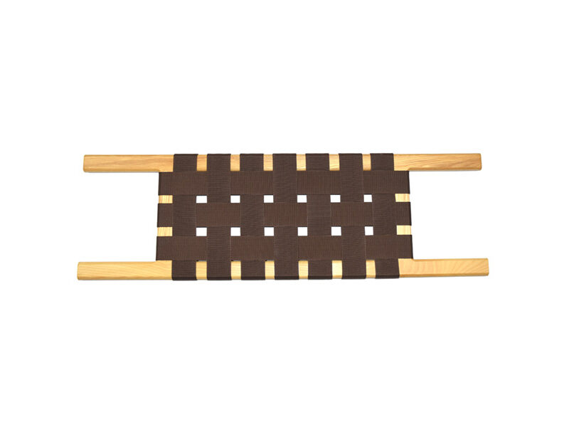 Canoe Seats Webbed Brown