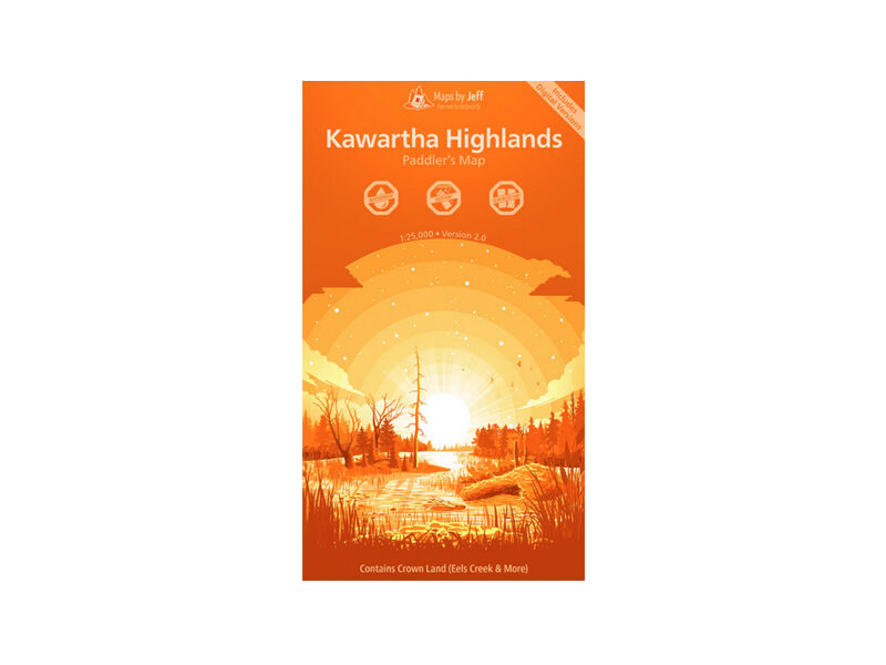 Maps by Jeff Kawartha Highlands Paddling Map