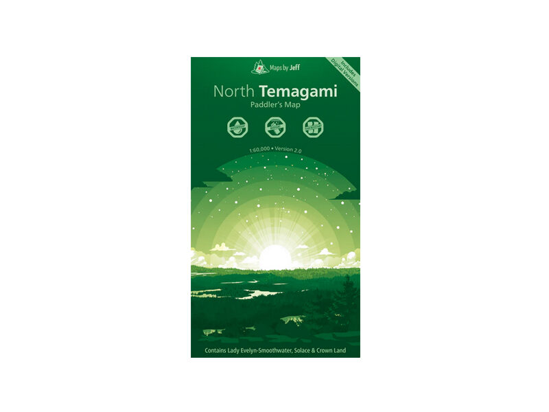 Maps by Jeff  North Temagami Paddling Map