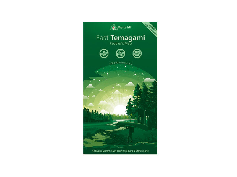 Maps by Jeff  East Temagami Paddling Map