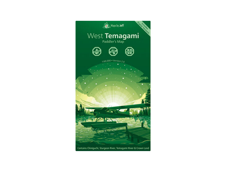 Maps by Jeff West Temagami Paddling Map