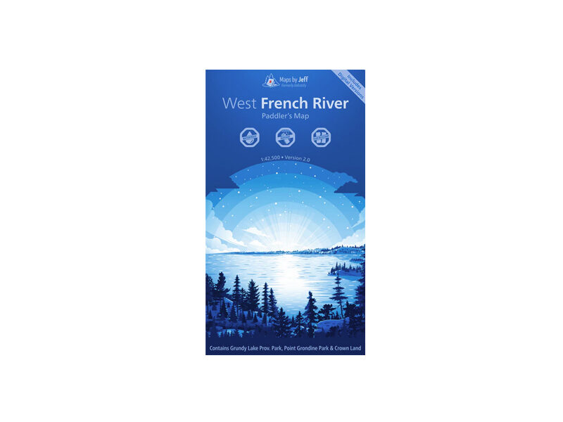 Maps by Jeff West French River Paddling Map